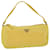 PRADA Estuche para accesorios Nylon Yellow Auth bs8118 Amarillo  ref.1063365
