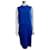 Diane Von Furstenberg Vestido elástico azul dvf Elastano Rayo  ref.1063573