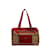 Prada Canvas & Leather Handbag Canvas Handbag in Good condition Brown Cloth  ref.1063631