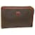 Céline CELINE Macadam Canvas Clutch Bag PVC Leather Brown Auth ac1846 Synthetic Leatherette  ref.1063966