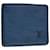 LOUIS VUITTON Epi Porte Monnaie Boite Coin Purse Blue M63695 LV Auth 43541 Leather  ref.1063975