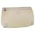 GUCCI Micro GG Canvas Clutch Bag White 014.904.0597 Auth FM1931 Cloth  ref.1064036