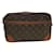 Louis Vuitton Monogram Compiegne 28 Clutch Bag M51845 LV Auth 42507 Brown Cloth  ref.1064071