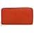 Louis Vuitton Zippy Geldbörse Orange Leder  ref.1064268