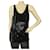 Alexander McQueen Black Fully Sequined w. Face Tank  Blouse Long Top size 42 Silk  ref.1064277
