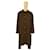 Ermenegildo Zegna brown reversible leather long coat & raincoat size XXL  ref.1064304