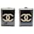 Timeless Chanel COCO Mark Silvery Metal  ref.1064413