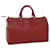 Louis Vuitton Epi Speedy 30 Bolsa de Mão Castelhano Vermelho M43007 Autenticação de LV 52799 Couro  ref.1064437