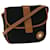 VALENTINO Shoulder Bag Suede Leather Black Brown Auth bs8153  ref.1064480