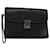 BURBERRY Clutch Bag Leather Black Auth ep1686  ref.1064492