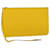 LOUIS VUITTON Epi Neverfull MM Pouch Pouch Giallo Mimosa LV Auth 53875 Pelle  ref.1064502