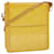 LOUIS VUITTON Monogram Vernis Motto Accessory Pouch Yellow M91159 LV Auth 53105 Patent leather  ref.1064521