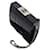 chanel clutch bag Black Silvery Acrylic  ref.1064664