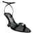 Casadei Elodie Tiffany-Sandalen aus schwarzem Lackschaum Lackleder  ref.1064770