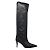 Tamara Mellon Tabitha Simmons Trinity negra hasta la rodilla 75 Botas de piel de napa Negro - vista 2