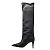 Tamara Mellon Tabitha Simmons Trinity negra hasta la rodilla 75 Botas de piel de napa Negro - vista 3