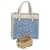 Coach Signature Canvas Hand Bag 2way Blue Auth 44679 Cloth  ref.1065124