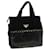 PRADA Hand Bag Suede Black Auth yk6737b  ref.1065185