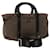 PRADA Hand Bag Nylon Leather 2way Shoulder Bag Gray Auth yb213 Grey  ref.1065274