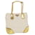 PRADA Chain Shoulder Bag Nylon White Gold Auth 44147  ref.1065284