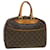 LOUIS VUITTON Monogram Deauville Hand Bag M47270 LV Auth bs5779 Brown Cloth  ref.1065390
