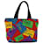 Yves Saint Laurent SAINT LAURENT LOVE Hand Bag Nylon Multicolor Auth yk7650 Multiple colors  ref.1065393