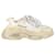 Balenciaga Triple S Clear Sole in White Leather and Mesh  ref.1065436
