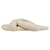 Autre Marque Beige faux fur sandals - size EU 38  ref.1065447