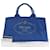 Tote Prada Bolsa Canapa Logo BN1872 Azul Lona  ref.1065454