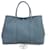 Hermès Garden Party PM Cuir Veau façon poulain Bleu  ref.1065504