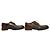 Louis Vuitton Scarpe stringate oxford brogue in pelle blu e bordeaux da uomo 8.5 Rosso - vista 4