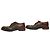 Louis Vuitton Scarpe stringate oxford brogue in pelle blu e bordeaux da uomo 8.5 Rosso - vista 5