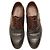 Louis Vuitton Scarpe stringate oxford brogue in pelle blu e bordeaux da uomo 8.5 Rosso - vista 6