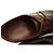Louis Vuitton Scarpe stringate oxford brogue in pelle blu e bordeaux da uomo 8.5 Rosso - vista 9