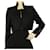 Zac Posen Schwarz 100% Kurz geschnittene Bolero-Jacke aus Wolle mit Stehkragen, Größe S  ref.1066227