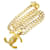 Timeless Logo Chanel CC D'oro Placcato in oro