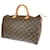 Speedy Louis Vuitton schnell 35 Braun Leinwand  ref.1066313