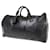 Louis Vuitton Keepall 50 Black Leather  ref.1066354