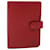 LOUIS VUITTON Epi Agenda PM Day Planner Cover Red R20057 LV Auth 53801 Leather  ref.1066372