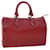 Louis Vuitton Epi Speedy 25 Bolsa de Mão Castelhano Vermelho M43017 Autenticação de LV 53961 Couro  ref.1066465