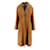 Jaqueta longa de camurça vintage Gucci Marrom Couro  ref.1066533