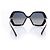 Chanel, Gafas de sol hexagonales negras Negro - vista 4