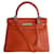 Hermès Hermes Kelly bag 28 orange Leather  ref.1066603