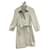 Vintage-Burberry-Tweed-Mantelgröße 36 Beige Grau  ref.1066681