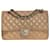 Timeless Chanel Сaviar DBL FLP Medium Bag Beige Leather  ref.1066693