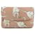 Miu Miu Printed Leather Compact Wallet Leather Short Wallet 5ML225 in Fair condition Pink  ref.1066763