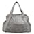 Chanel Bedruckte Nylon-Unlimited-Bowlingtasche Silber Leinwand  ref.1066779