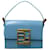 BY FAR Fran Shoulder Bag In Light Blue Calfskin Leather Pony-style calfskin  ref.1067103
