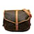 Louis Vuitton Monogram Saumur 35 Canvas Crossbody Bag M42254 in Fair condition Brown Cloth  ref.1067140