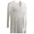 Zara Maxi vestito Bianco Sintetico  ref.1067311